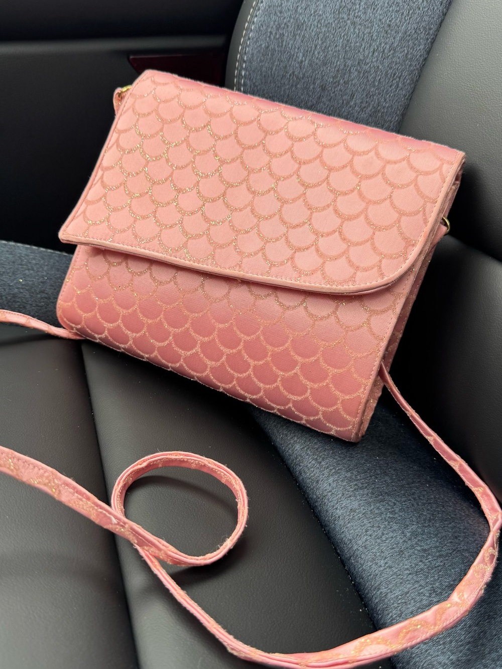 Avanti Mermaidcore Pink Mini Crossbody Purse
